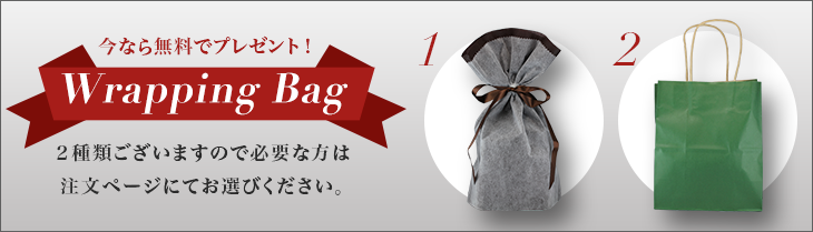 ギフトバッグ今なら無料でプレゼント